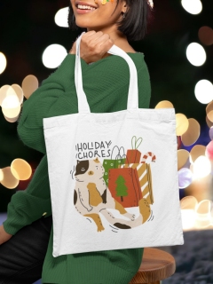 SACOSA CU PISICI DE CRACIUN HOLIDAY CHORES