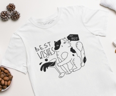 TRICOU BARBATI BEST WISHES OR NOT WHITE