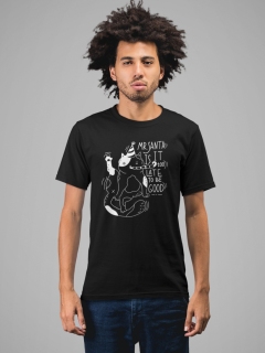 TRICOU BARBATI IS IT TO LATE BLACK