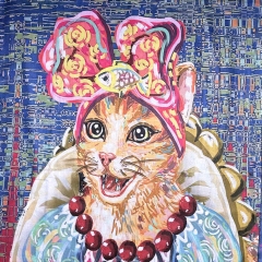 ESARFA CU PISICI ARTSY G