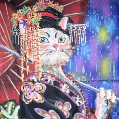 ESARFA CU PISICI ARTSY G