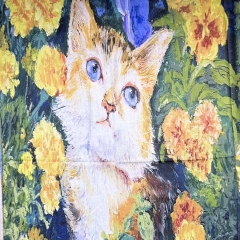 ESARFA CU PISICI ARTSY G