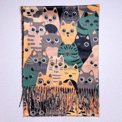 ESARFA CU PISICI ARUBA B