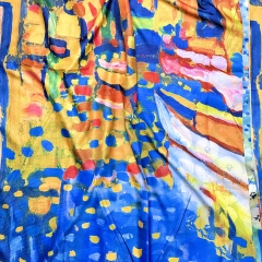 ESARFA CU PISICI SILK FEEL H