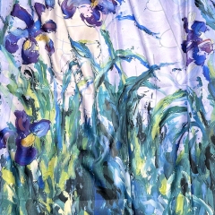 ESARFA CU PISICI SILK FEEL H