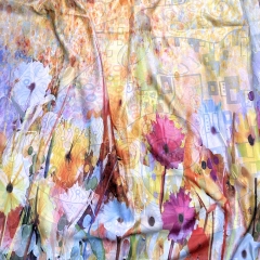 ESARFA CU PISICI SILK FEEL H