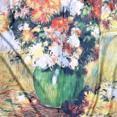 ESARFA CU PISICI SILK FEEL H