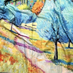 ESARFA CU PISICI SILK FEEL H