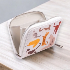 MINI PORTOFEL FELINE FINE STARRY WHITE
